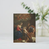 Die heilige Familie Postkarte (Stehend Vorderseite)