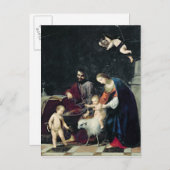 Die heilige Familie Postkarte (Vorne/Hinten)