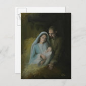 Die heilige Familie Postkarte (Vorne/Hinten)