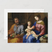 Die heilige Familie Postkarte (Vorne/Hinten)