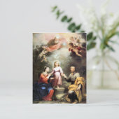 Die heilige Familie Postkarte (Stehend Vorderseite)
