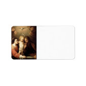 Die heilige Familie Sacrada Familia Adressaufkleber (Vorne)