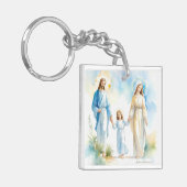 Die heilige Familie Schlüsselanhänger (Vorderseite links)