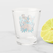 Die heilige Familie Schnapsglas (Rückseite)
