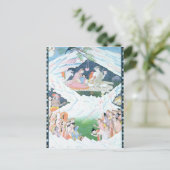 Die heilige Familie Shiva und Parvati Postkarte (Stehend Vorderseite)