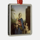 Die heilige Familie Silbernes Ornament (Rechts)