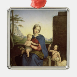 Die heilige Familie Silbernes Ornament