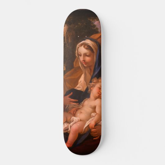 Die heilige Familie Skateboard (Vorderseite)