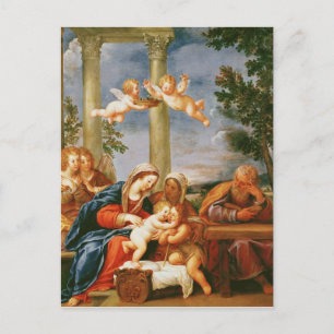 Die Heilige Familie St. Elisabeth und St. John Postkarte