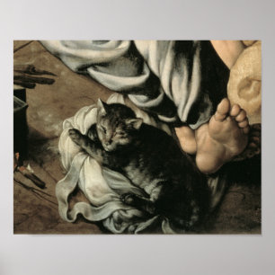 Die heilige Familie um ein Feuer, c.1532-33 Poster