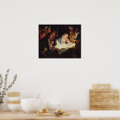 Die heilige Familie und die drei Weisen Poster (Küche)