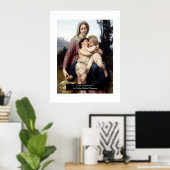 Die heilige Familie von Bouguereau Poster (Heimbüro)