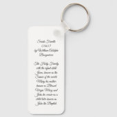 Die heilige Familie von Bouguereau Schlüsselanhänger (Rückseite)