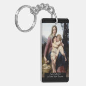 Die heilige Familie von Bouguereau Schlüsselanhänger (Vorderseite links)