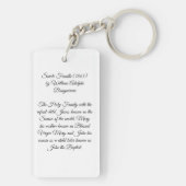 Die heilige Familie von Bouguereau Schlüsselanhänger (Rückseite)