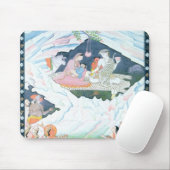 Die heilige Familie von Shiva und von Parvati Mousepad (Mit Mouse)