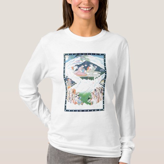 Die heilige Familie von Shiva und von Parvati T-Shirt (Vorderseite)