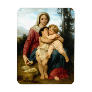Die heilige Familie von William Bouguereau Magnet