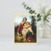 Die heilige Familie von William Bouguereau Postkarte (Stehend Vorderseite)