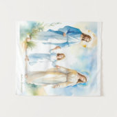 Die heilige Familie Wandteppich (Vorderseite (Horizontal))