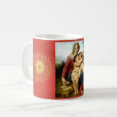 Die heilige Familie, William Bouguereau Kaffeetasse (Vorderseite Links)