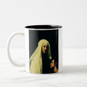 Die Heilige  Frances von Rom von Giovanni Antonio  Zweifarbige Tasse