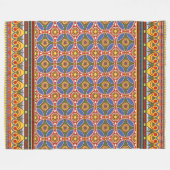 Die heilige Geometrie: ägyptische Lotus-Felder Fleecedecke (Vorderseite (Horizontal))