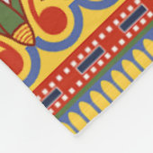 Die heilige Geometrie: ägyptische Lotus-Felder Fleecedecke (Ecke)