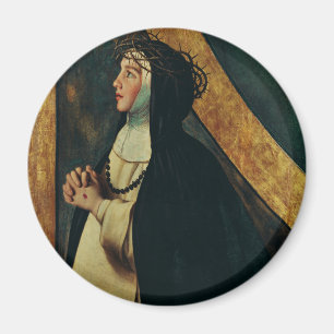 Die heilige Katharina von Siena von Juan Bautista Magnet