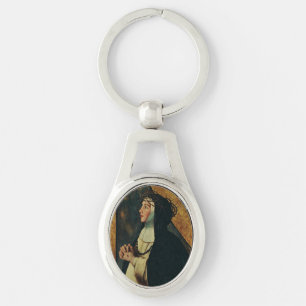 Die heilige Katharina von Siena von Juan Bautista  Schlüsselanhänger