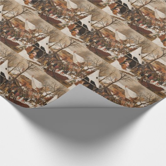 Die Heilige Krippe der Renaissance Geschenkpapier (Ecke)