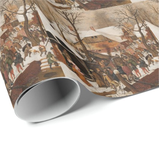 Die Heilige Krippe der Renaissance Geschenkpapier (Rolleneckpunkt)