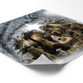 die heilige Krippe Poster (Ecke)