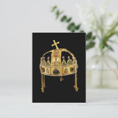 Die Heilige Krone Ungarns, 11.-12. Jahrhundert Postkarte (Stehend Vorderseite)