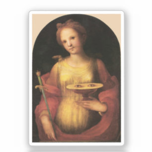Die Heilige Lucia von Domenico Beccafumi, 1521 Aufkleber