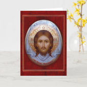 Die HEILIGE MANDYLION- Gebets-Karte Karte (Gelbe Blume)