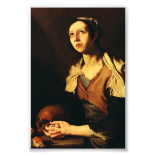 Die Heilige Maria von Ägypten von Jusepe de Ribera Fotodruck