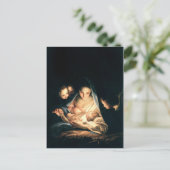 Die heilige Nacht (Die Geburt) Postkarte (Stehend Vorderseite)