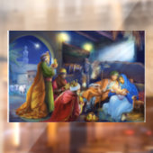 Die heilige Nacht Fensteraufkleber (Blatt 2)