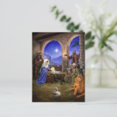 Die heilige Nacht Postkarte (Stehend Vorderseite)