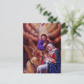 Die heilige Nacht Postkarte (Stehend Vorderseite)