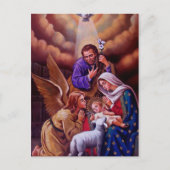 Die heilige Nacht Postkarte (Vorderseite)