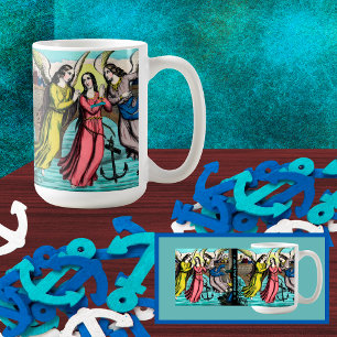 Die Heilige Philomena wird vor dem Ertrinken geret Kaffeetasse