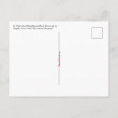 Die Heilige Philomena wird vor dem Ertrinken geret Postkarte (Rückseite)