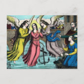 Die Heilige Philomena wird vor dem Ertrinken geret Postkarte (Vorderseite)