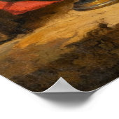 Die Heilige Praxedis von Johannes Vermeer Poster (Ecke)