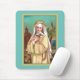 Die heilige Rosa von Lima bei Nacht (M 024) Mousepad