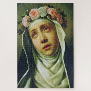 Die Heilige Rosa von Lima Der Engel von Peru Kunst Puzzle