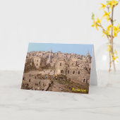 Die heilige Stadt Bethlehem Karte (Gelbe Blume)