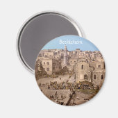 Die heilige Stadt Bethlehem Magnet (Vorderseite/Rückseite)